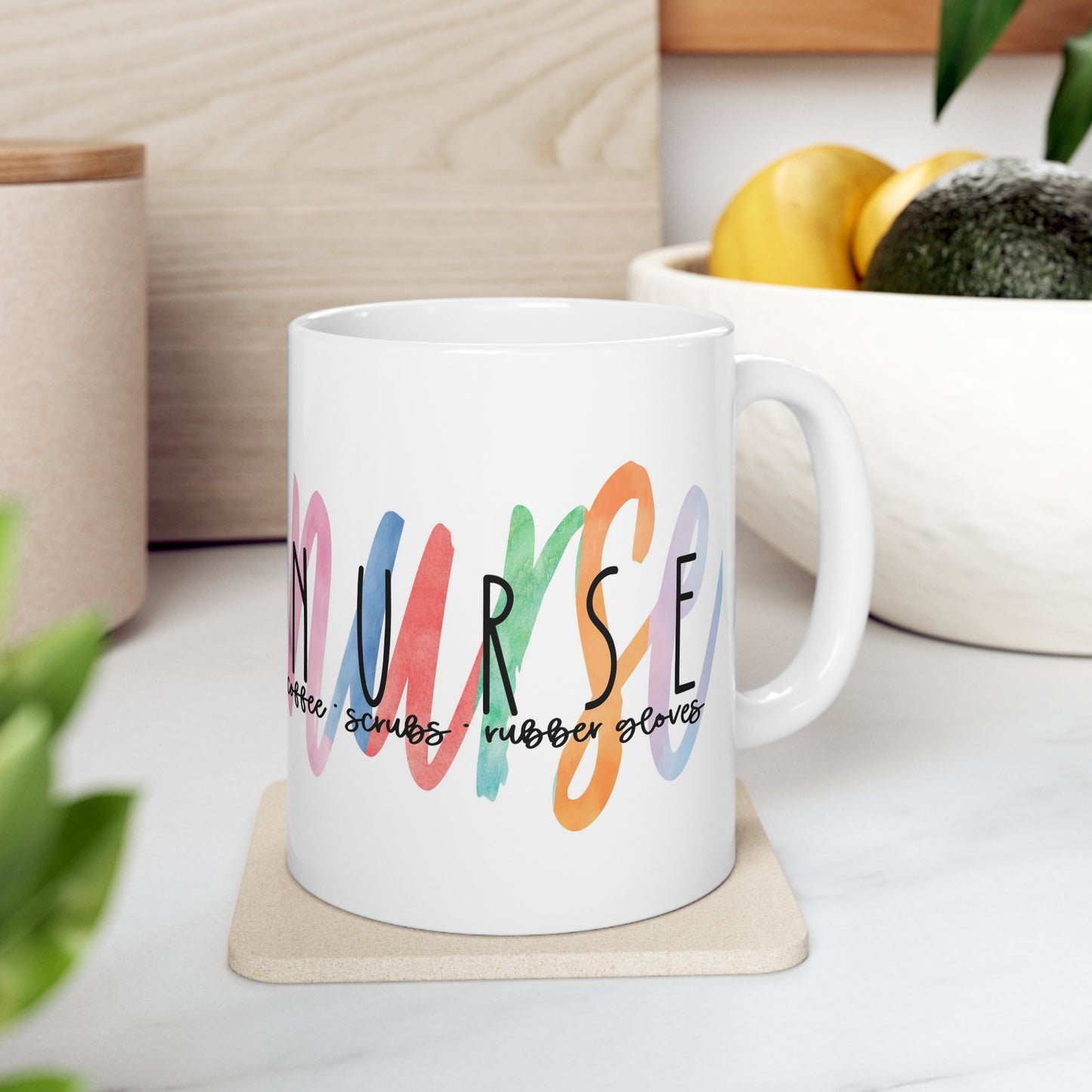 Colorful Nurse Mug