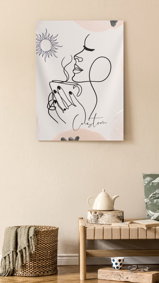 Coffee In The Morning Wall Tapestry