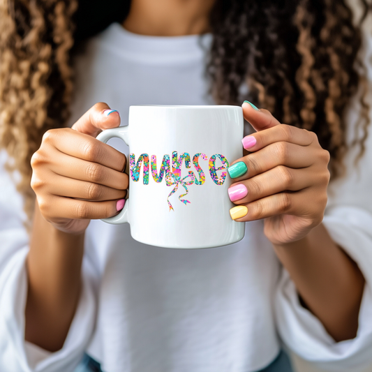 Floral Bloom Nurse Mug