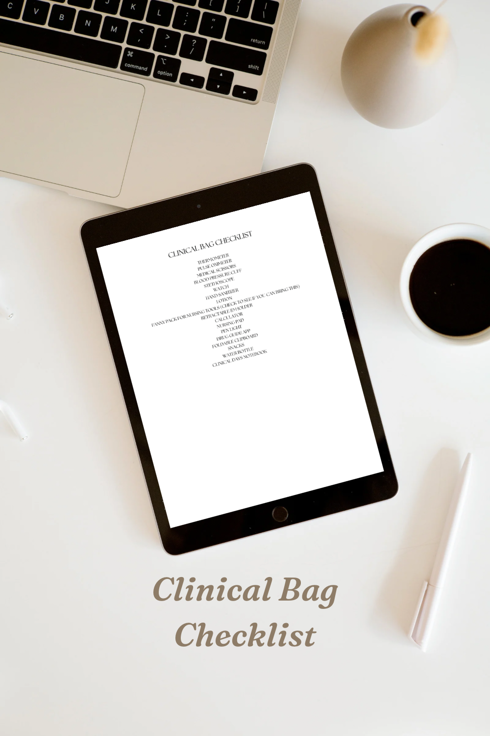 Clinical Days Nursing Journal Garden Design